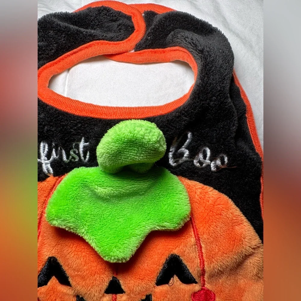 Baby Infant My First Boo! Halloween Bib